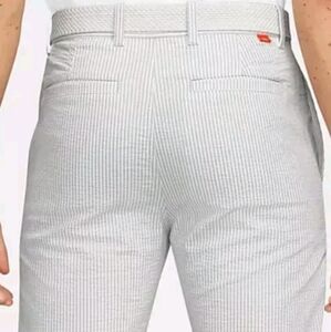 Nike Dri-FIT UV Men's Seersucker Chino Pants Smoke Gray/White 32X32